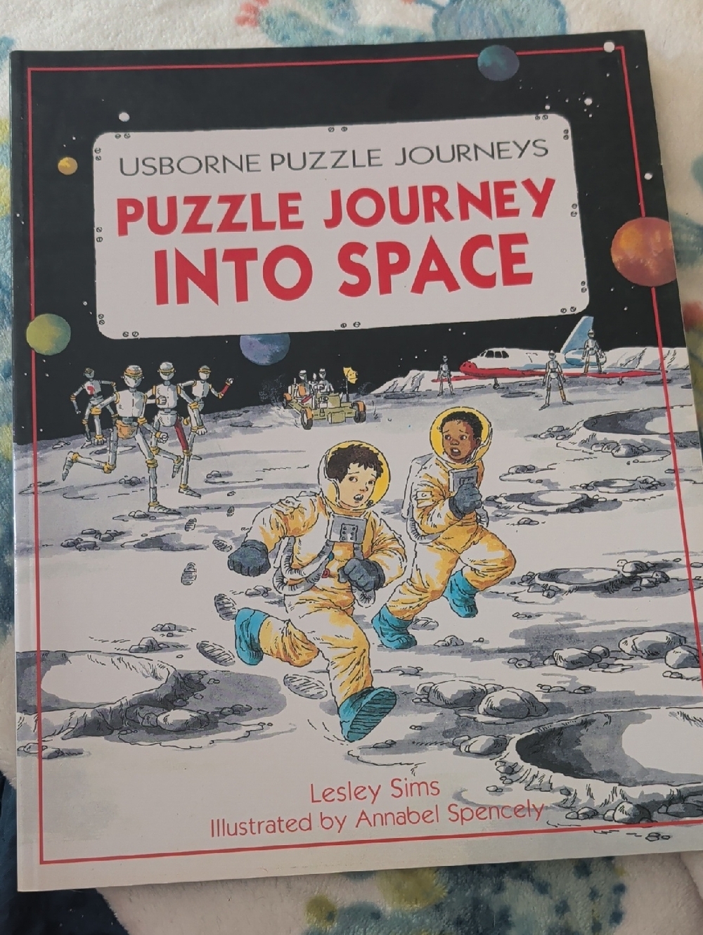 Usborne Puzzle Journey Into Space – Kids Puzzle Book New Vintage Activity Book